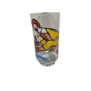 ronald MCDONALD LAND action series 1977 vintage drinking glass